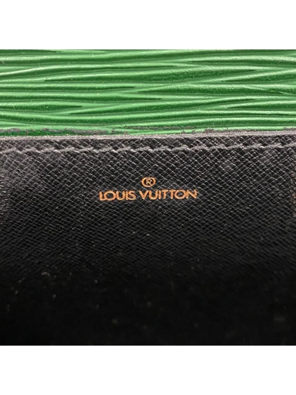 Louis Vuitton Briefcase Epi Porte Documents Bandouliere Borneo Green